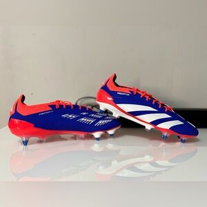 Adidas Predator Elite SG Soccer Cleats Blue Orange White IF6323 Men's Size 7